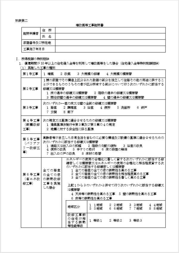 住宅ローン控除の確定申告の記入例と必要書類 年版 Yasumina Blog